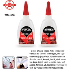 Tomax Hızlı Yapıştırıcı 20 gr TMX-606 (30 Adet)
