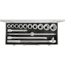 İzeltaş AĞIR TİP LOKMA ANAHTAR TAKIM 14 LÜ 3/4"