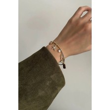 OkkoStore Kadın Kirpikli Göz Detaylı Ayarlanabilir Kelepçe Bileklik