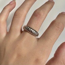 OkkoStore Kadın Ince Burgulu Ayarlanabilir Yüzük