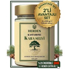 HERDEN 2 x 420 gr Kastamonu Kara Selvi Soymuk Özlü Beyaz Macun