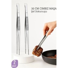 AyrStore Buğz Çelik Cımbız Maşa A.milano Design 2 Adet  719806