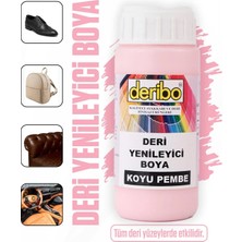 Deribo Deri Eşya, Ayakkabı, Koltuk, Direksiyon, Çanta, Deri Yenileyici Boya. 100ML. Sünger Hediyeli.