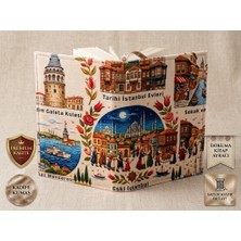 Gofitap Aziz Istanbul Kadife Kitap Kılıfı- Premium Kalite- (Saten Astarlı, Dokuma Ayraçlı, Çift Dikişli Dayanıklı Tasarım)