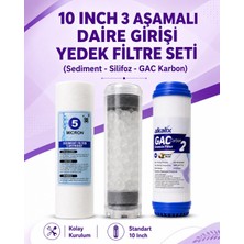 Sucoco 10 Inch 3 Aşamalı Daire Girişi Filtre Seti