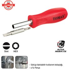 Tomax Değişken Uçlu Tornavida 4 Lü 309