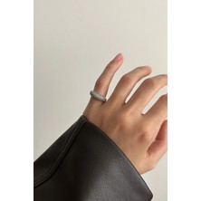 OkkoStore Minik Taşlı Ayarlanabilir Serçe Parmak Yüzük