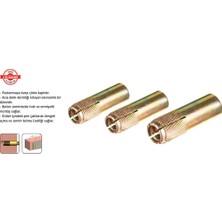 Tomax Çakmalı Çelik Dübel M12 (50 Adet)