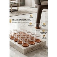 AyrStore Buğz Silent Keçe Tabanlı Şeffaf Sandalye Ayak Koruyucu 24'lü Set 723001