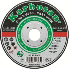 Karbosan 180X3 Sc Kesici (910290) (25 Adet)