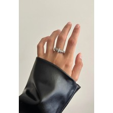 OkkoStore Sivri Taşlar Ayarlanabilir Yüzük