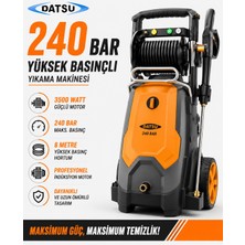 Datsu YLQ7581G-240B 3500 W 240 Bar Yüksek Basınçlı Yıkama Makinesi