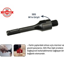 Tomax Mermer Granit Panç M14 Adaptörü Sds