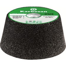 Karbosan 100X50XM14 Konik Çanak Taş 24 Kum (914220) (4 Adet)