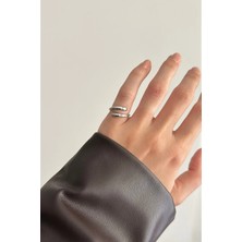OkkoStore Mini Sarmal Serçe Parmak Ayarlanabilir Yüzük