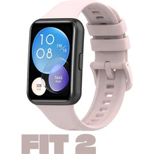 PSGT Huawei Watch Fit 2 Uyumlu Akıllı Saat Kordon Band Serisi Klasik Kordon Silikon Strap Kayış