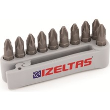 İzeltaş Pozidriv Bits Uç Pz 2X25 mm (10 Adet)