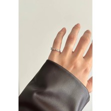 OkkoStore Mini Damla Taşlar Serçe Parmak Yüzük