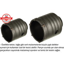 Tomax Beton Delme Panç 50 mm 200 Adaptörlü