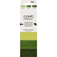 Copic Classıc Desıgner Collectıon Set 3 Lu Summer Leaf Tınts