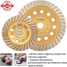 Tomax Elmaslı Beton Yüzey Temizleme Diski 180 mm (Turbo)