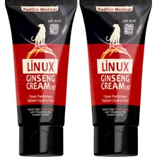 Tiklad Linux Ginseng Cream 2 Adet Erkeklere Yeni Destek 50 ml Krem