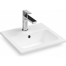 Isvea Sistema T-Flat Slim Ince Formlu Lavabo 40X36 cm Beyaz | 10SL50040