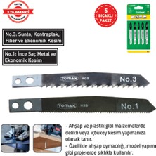 Tomax Dekupaj Ağzı Bıçağı (Delikli) No.3 (5x5 25 Adet)