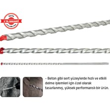 Tomax Beton Matkap Ucu 40 cm 14 mm (10 Adet)