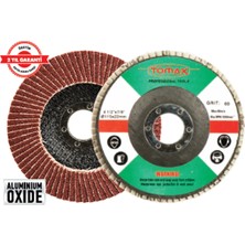 Tomax Flap Disk Zımpara 115 x 40 Kum (10 Adet)