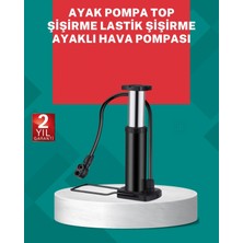 MiraLive Manuel Ayak Pompası Extra Güçlü Lastik Şişirme Pompası