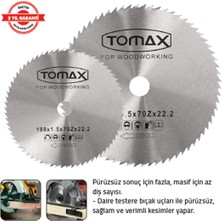 Tomax Ağaç Daire TESTERE(180 x 22,2 Mm) Elmassız