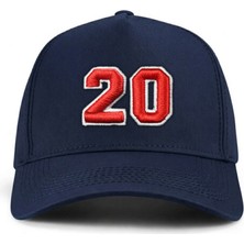 PataCute 20 Numara Kabartmalı Kalıplı Baseball Şapka