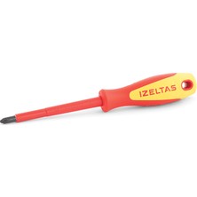 İzeltaş 1000V Izole Elektrikçi Tornavida 3X60 Yıldız (10 Adet)