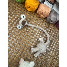 Talin Handmade El Yapımı Örgü Figür Çanta ve Araba Süsü – Bağlamalı Dekoratif Aksesuar