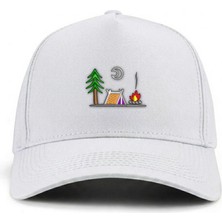 PataCute Kampçı - Camping Kalıplı Baseball Şapka