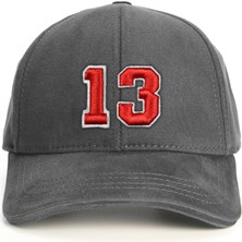 PataCute 13 Numara Kabartmalı Baseball Şapka