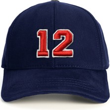 PataCute 12 Numara Kabartmalı Baseball Şapka