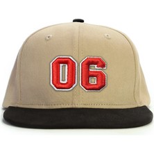 PataCute 06 Numara Kabartmalı Snapback Şapka