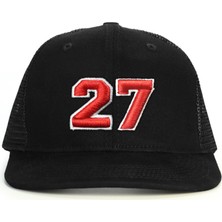 PataCute 27 Numara Kabartmalı Snapback Şapka