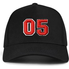 PataCute 05 Numara Kabartmalı Kalıplı Baseball Şapka