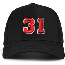 PataCute 31 Numara Kabartmalı Kalıplı Baseball Şapka