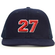 PataCute 27 Numara Kabartmalı Snapback Şapka
