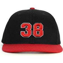 PataCute 38 Numara Kabartmalı Snapback Şapka