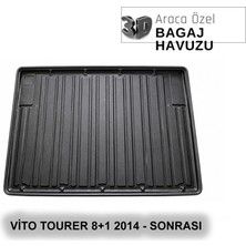 Elorcar Mercedes Vito Tourer 8+1 2014 - Sonrası 3D Bagaj Havuzu