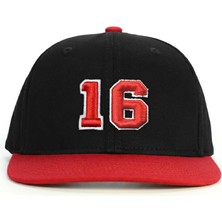 PataCute 16 Numara Kabartmalı Snapback Şapka
