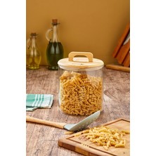 Cooker 2.5 Litre Borosilikat Cam Bambu Kapaklı Kavanoz CKR4562