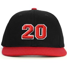 PataCute 20 Numara Kabartmalı Snapback Şapka