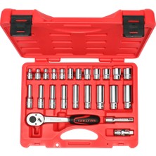 İzeltaş Lokma Anahtar Bits Set 45 Parça 1/4" Altı Köşe