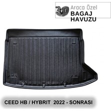 Elorcar Kıa Ceed Hb / Hybrıt 2022 - Sonrası 3D Bagaj Havuzu